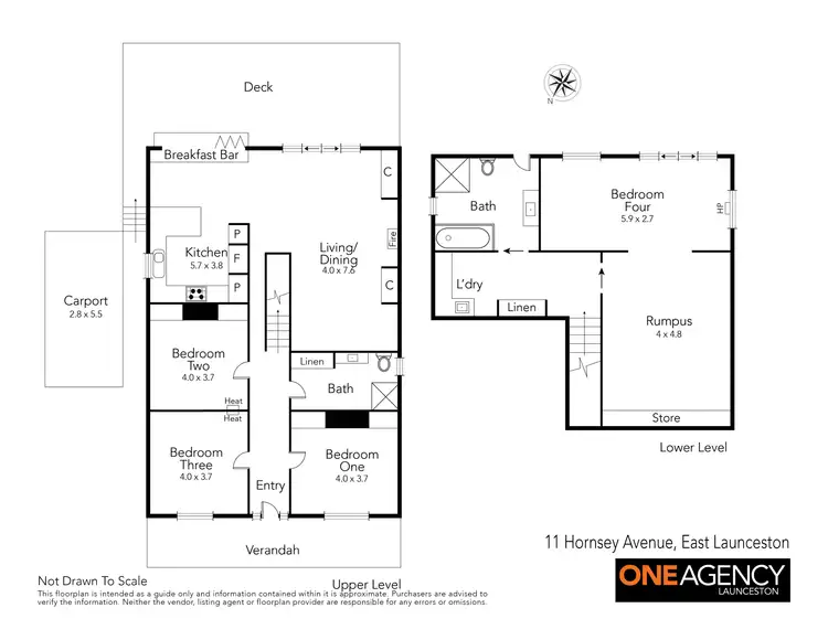 Floorplan of Homely house listing, 11 Hornsey Avenue, East Launceston TAS 7250