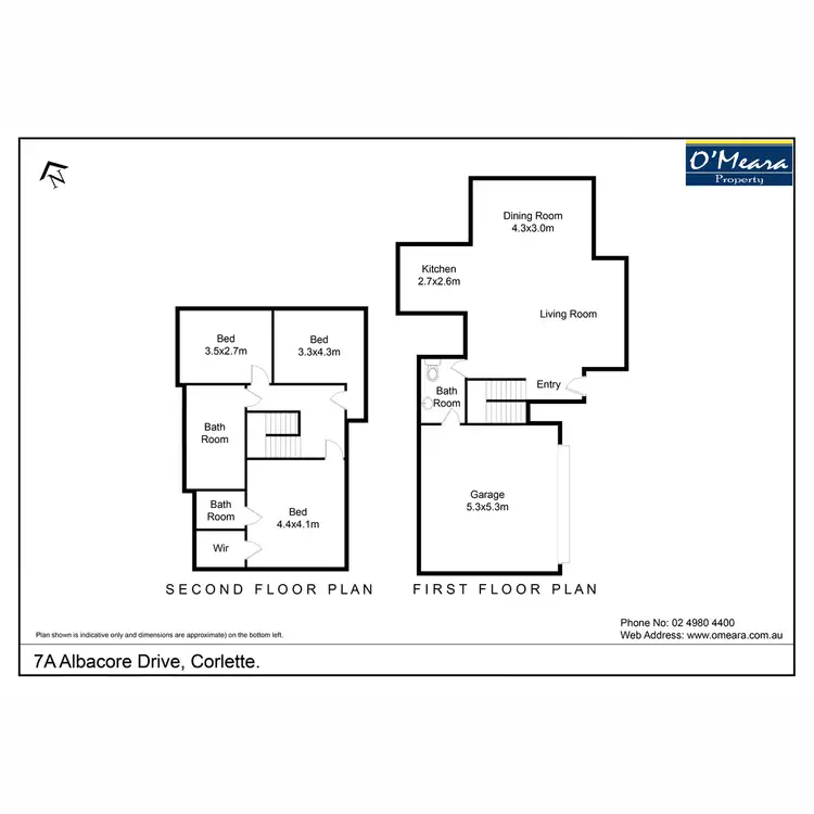Floorplan of Homely townhouse listing, 7A Albacore Drive, Corlette NSW 2315