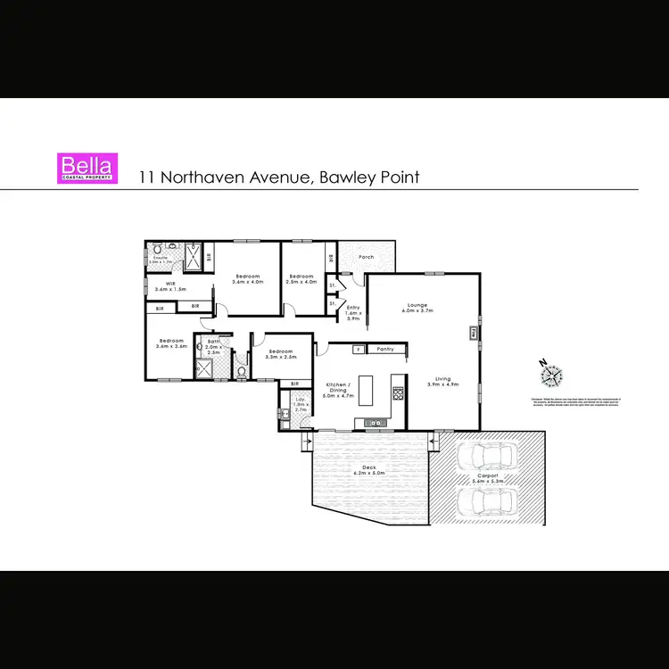 Floorplan of Homely house listing, 11 Northaven Avenue, Bawley Point NSW 2539