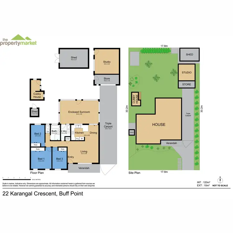 Floorplan of Homely house listing, 22 Karangal Crescent, Buff Point NSW 2262