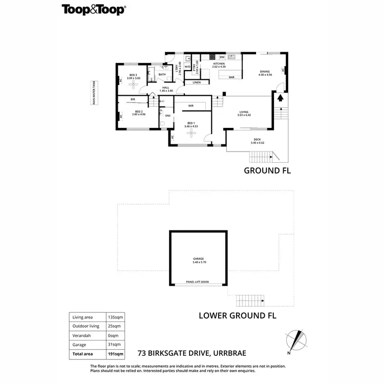 Floorplan of Homely house listing, 73 Birksgate Drive, Urrbrae SA 5064
