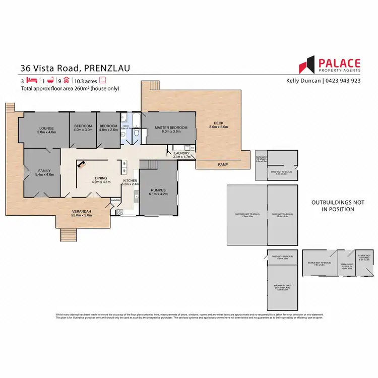 Floorplan of Homely house listing, 36 Vista Road, Prenzlau QLD 4311