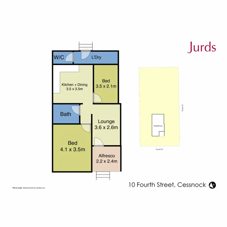 Floorplan of Homely house listing, 10 Fourth Street, Cessnock NSW 2325