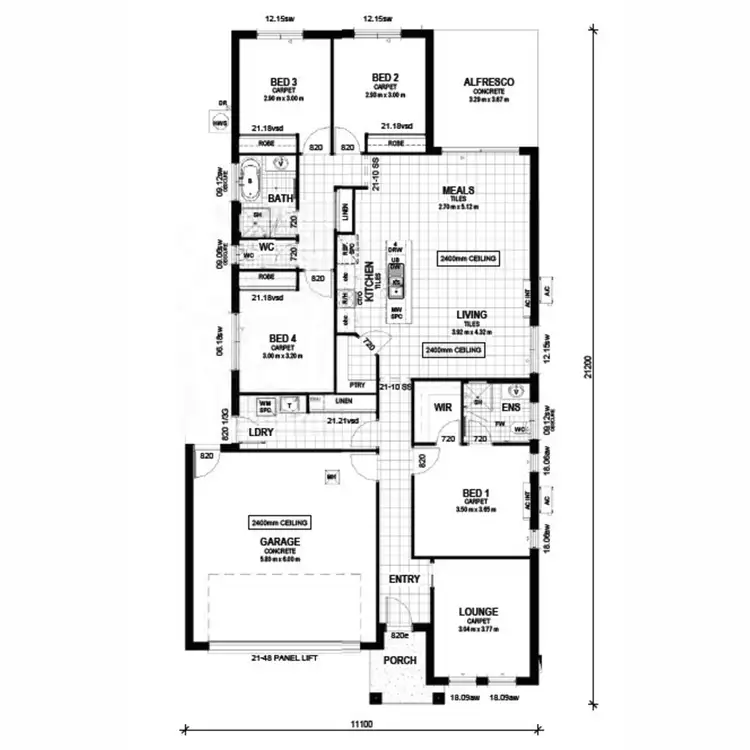 Floorplan of Homely house listing, Lot 12 Yandina, Yandina QLD 4561