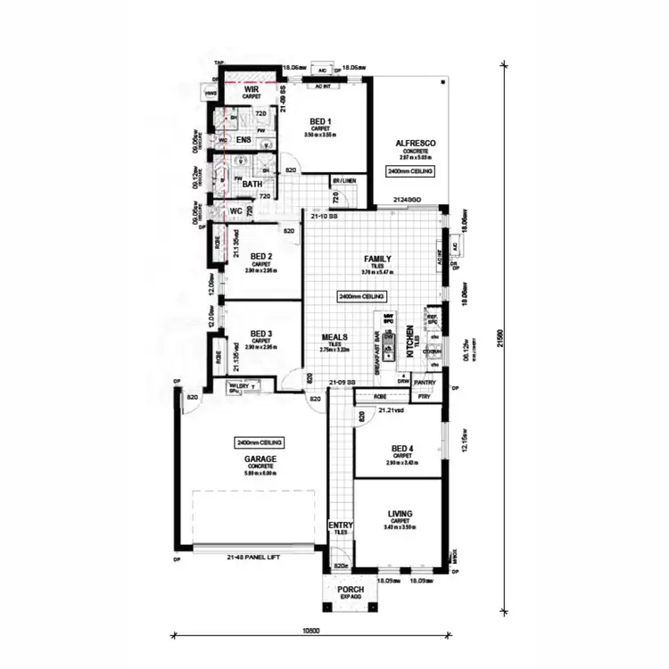 Floorplan of Homely house listing, Lot 13 Yandina, Yandina QLD 4561
