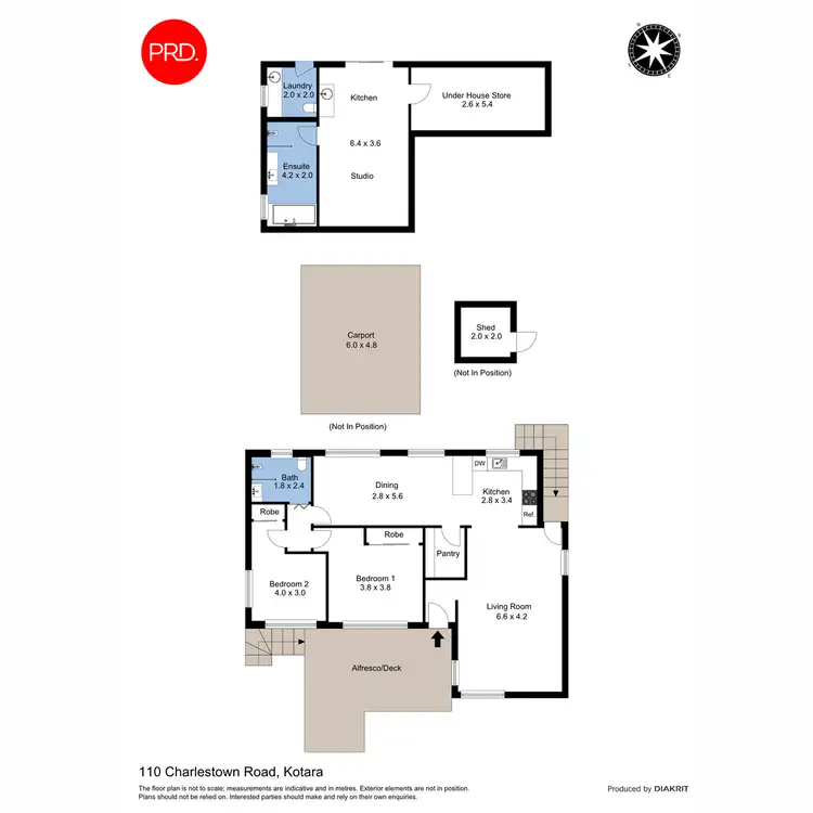 Floorplan of Homely house listing, 110 Charlestown Road, Kotara NSW 2289