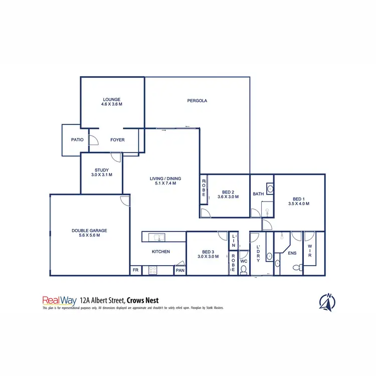 Floorplan of Homely house listing, 12a Albert Street, Crows Nest QLD 4355