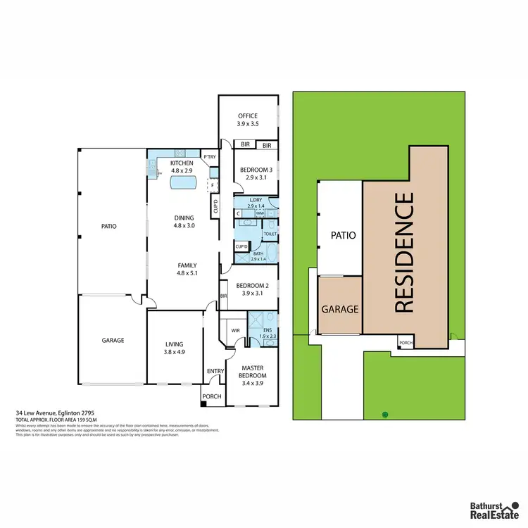 Floorplan of Homely house listing, 34 Lew Avenue, Eglinton NSW 2795