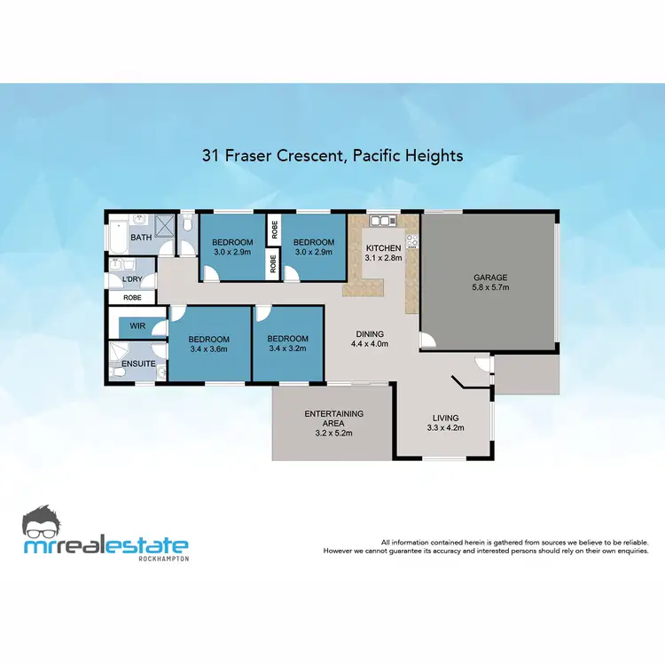 Floorplan of Homely house listing, 31 Fraser Crescent, Pacific Heights QLD 4703