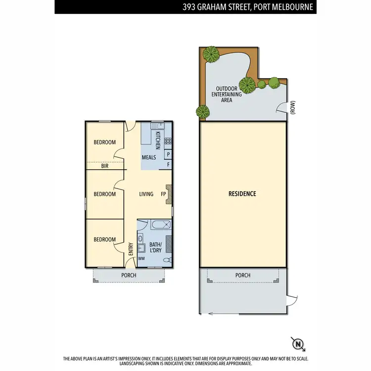 Floorplan of Homely house listing, 393 Graham Street, Port Melbourne VIC 3207