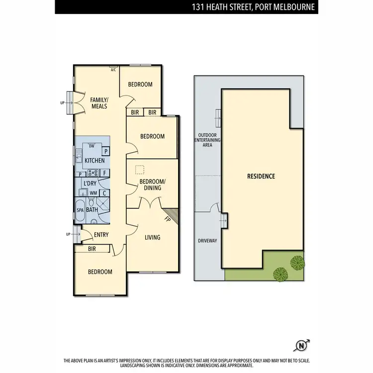 Floorplan of Homely house listing, 131 Heath Street, Port Melbourne VIC 3207
