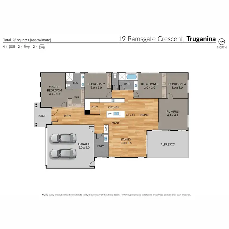 Floorplan of Homely house listing, 19 Ramsgate Crescent, Truganina VIC 3029