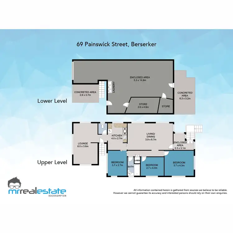 Floorplan of Homely house listing, 69 Painswick Street, Berserker QLD 4701