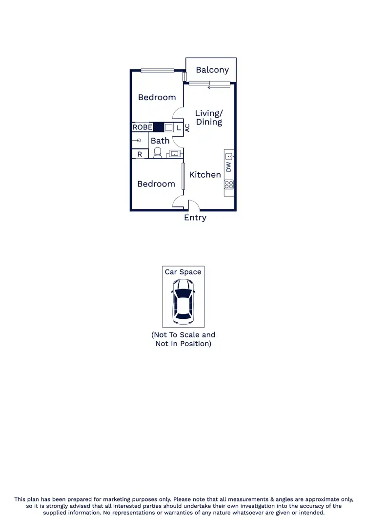 Floorplan of Homely apartment listing, 207/86 Cade Way, Parkville VIC 3052