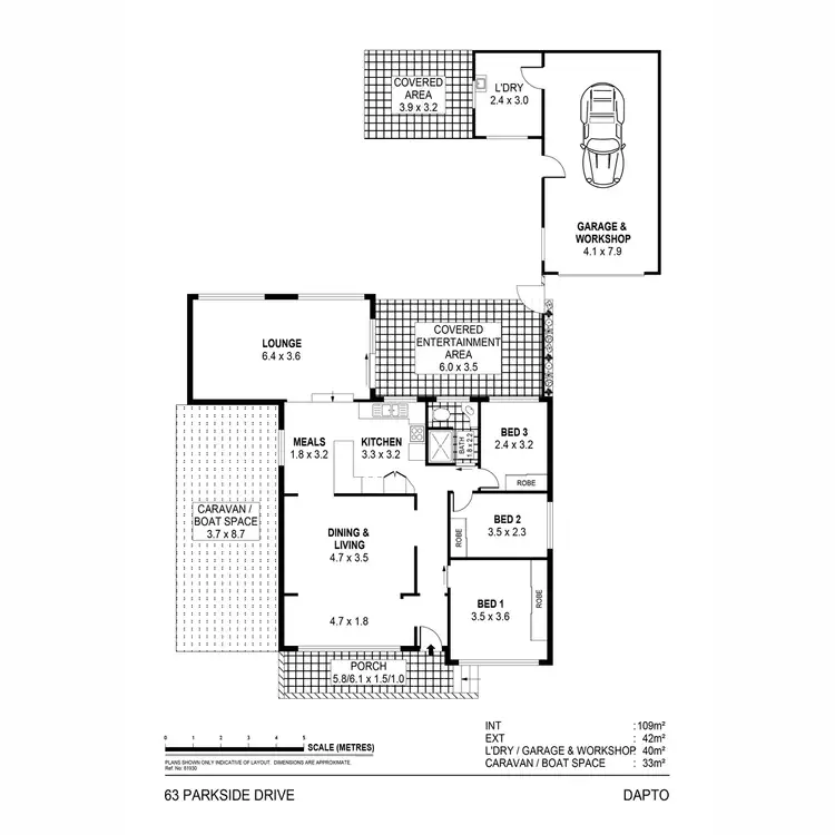 Floorplan of Homely house listing, 63 Parkside Drive, Dapto NSW 2530