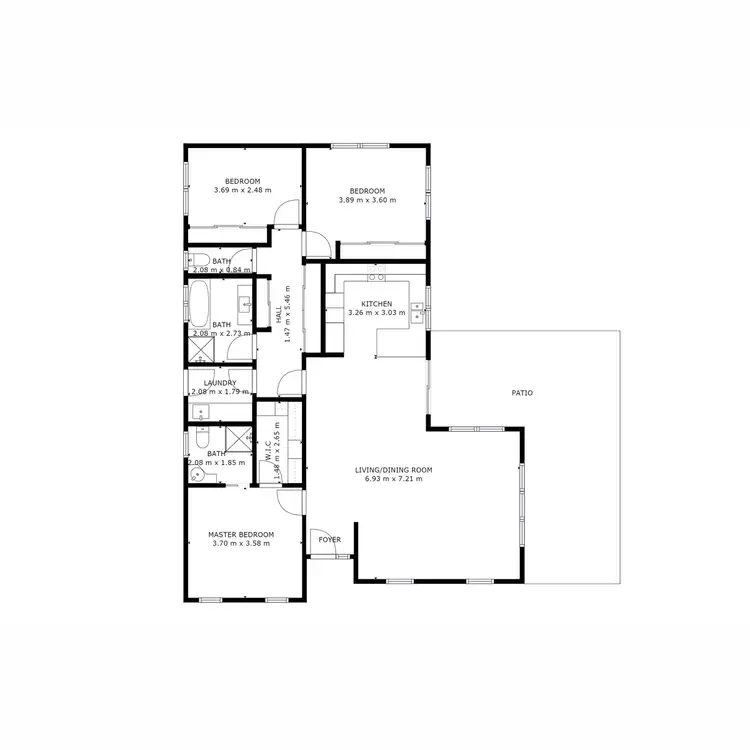 Floorplan of Homely house listing, 30 Hollingsworth Street, Brighton TAS 7030