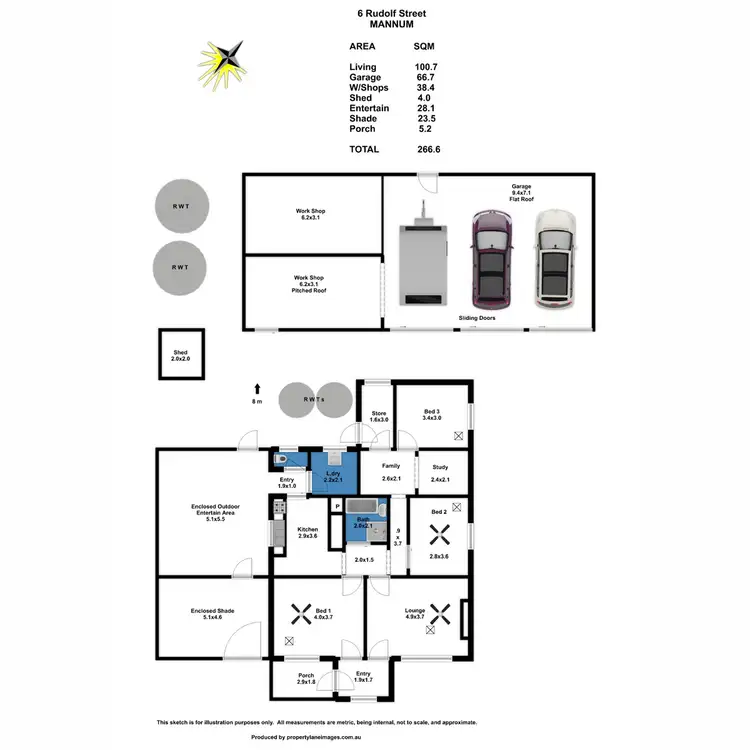 Floorplan of Homely house listing, 6 Rudolf Street, Mannum SA 5238