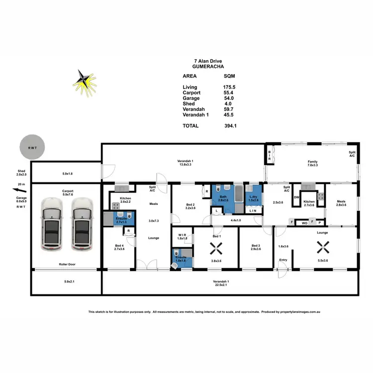 Floorplan of Homely house listing, 7 Alan Street, Gumeracha SA 5233