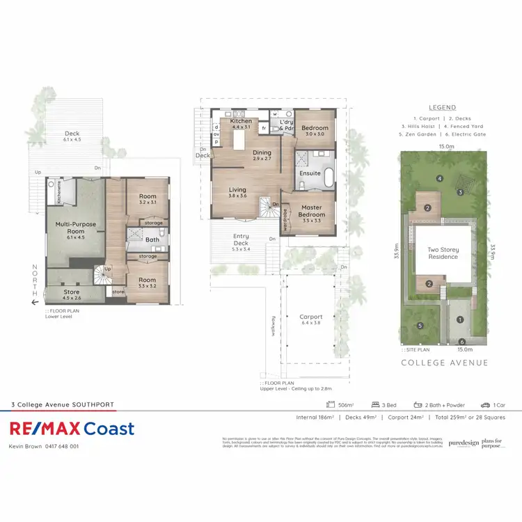 Floorplan of Homely house listing, 3 College Avenue, Southport QLD 4215