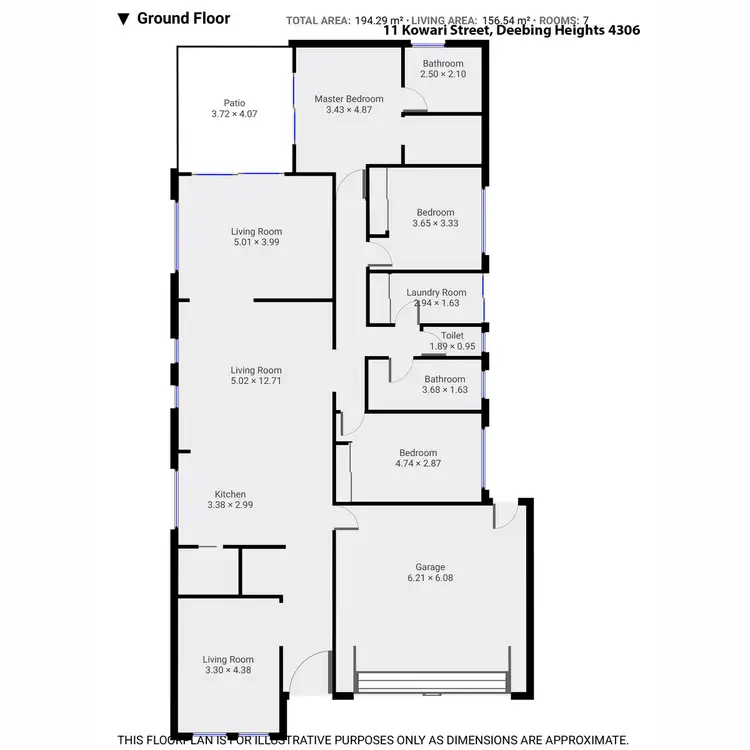 Floorplan of Homely house listing, 11 Kowari Street, Deebing Heights QLD 4306