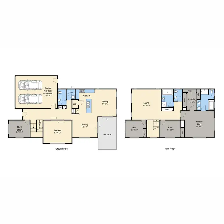 Floorplan of Homely house listing, 36 Oceanic Drive, Safety Beach VIC 3936