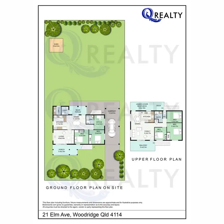 Floorplan of Homely house listing, 21 Elm Avenue, Woodridge QLD 4114