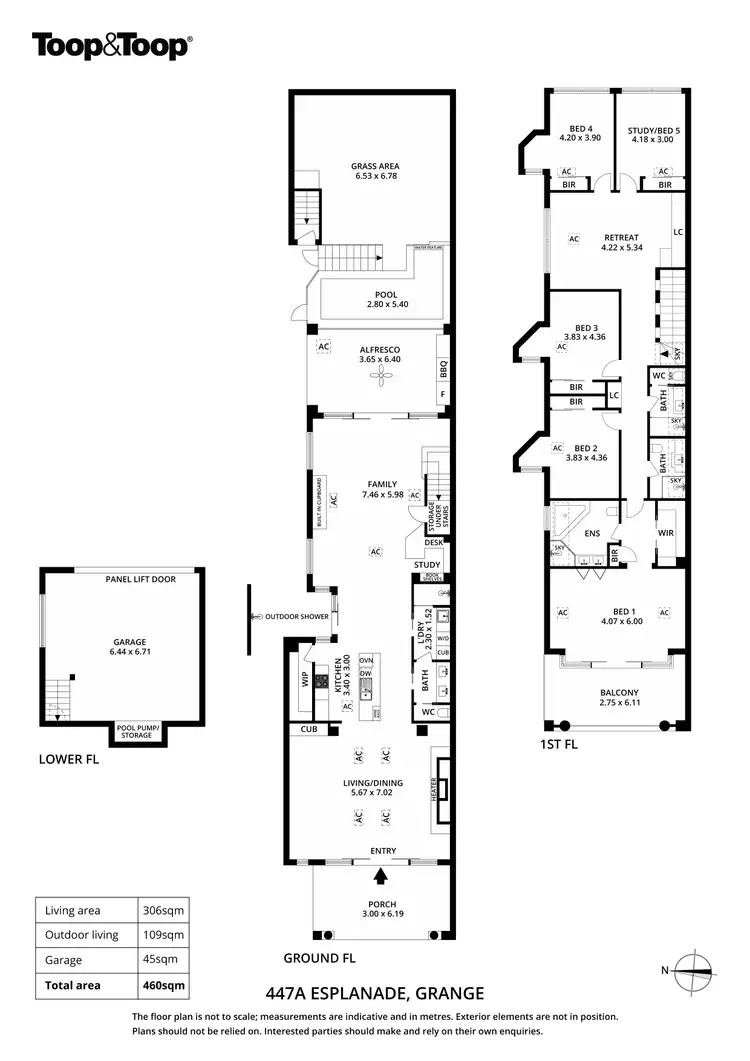 Floorplan of Homely house listing, 447A Esplanade, Grange SA 5022