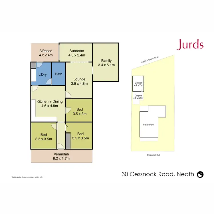 Floorplan of Homely house listing, 30 Cessnock Road, Neath NSW 2326