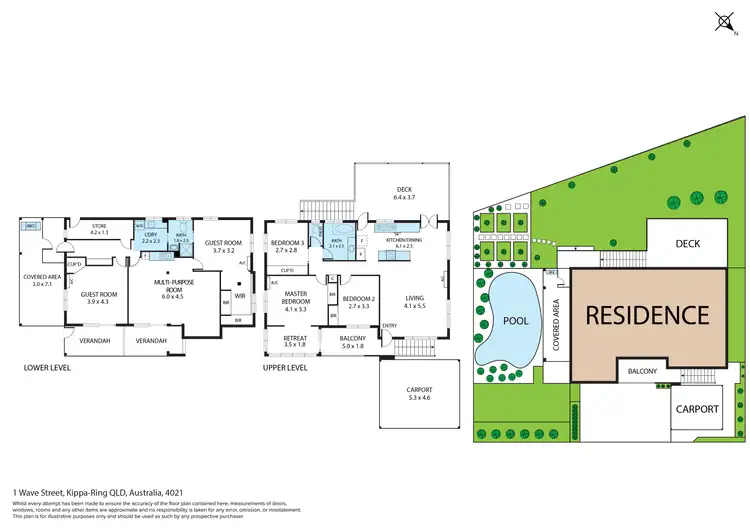 Floorplan of Homely house listing, 1 Wave Street, Kippa-Ring QLD 4021
