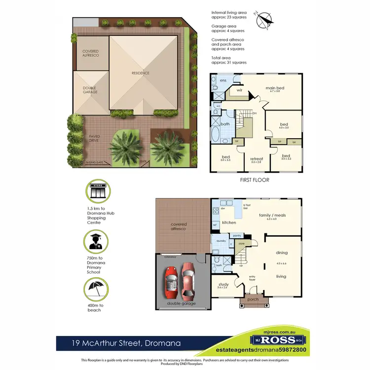 Floorplan of Homely house listing, 19 McArthur Street, Dromana VIC 3936
