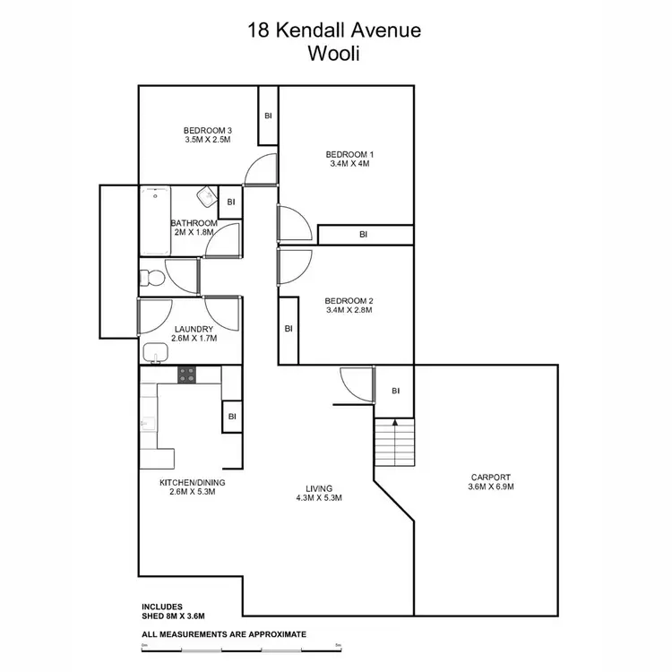 Floorplan of Homely house listing, 18 Kendall Avenue, Wooli NSW 2462
