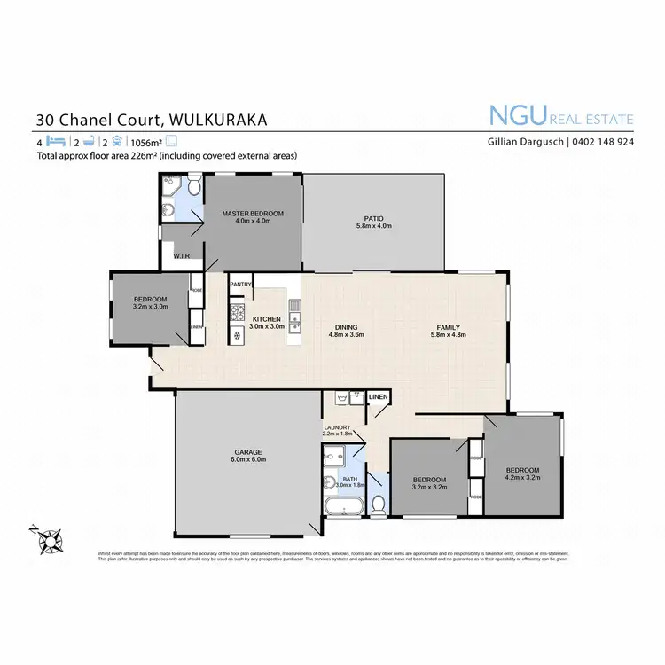 Floorplan of Homely house listing, 30 Chanel Court, Wulkuraka QLD 4305