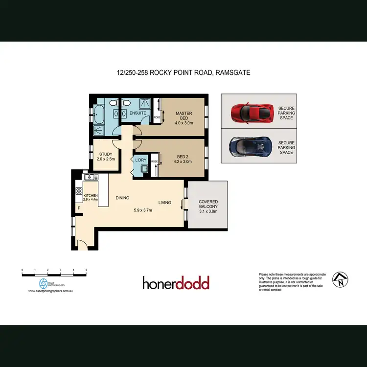 Floorplan of Homely apartment listing, 12/250-258 Rocky Point Road, Ramsgate NSW 2217