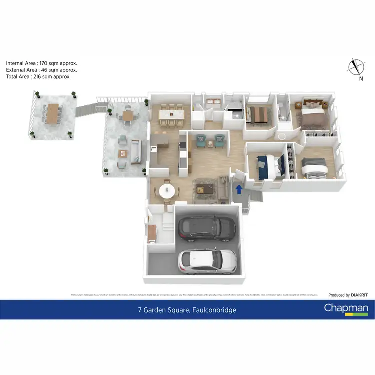 Floorplan of Homely house listing, 7 Garden Square, Faulconbridge NSW 2776