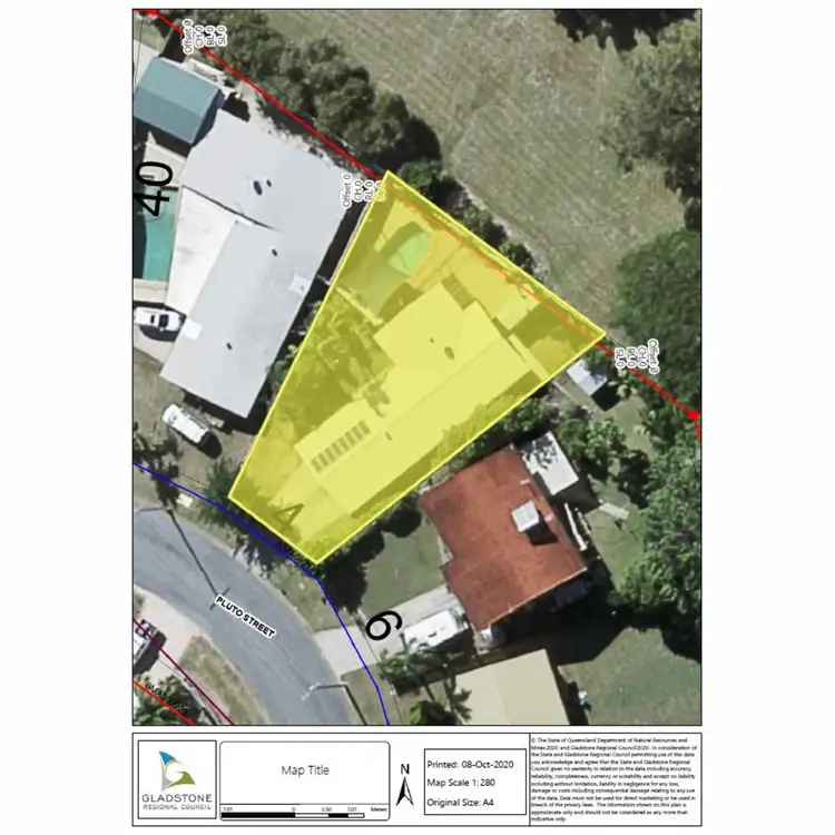 Floorplan of Homely house listing, 4 Pluto Street, Telina QLD 4680