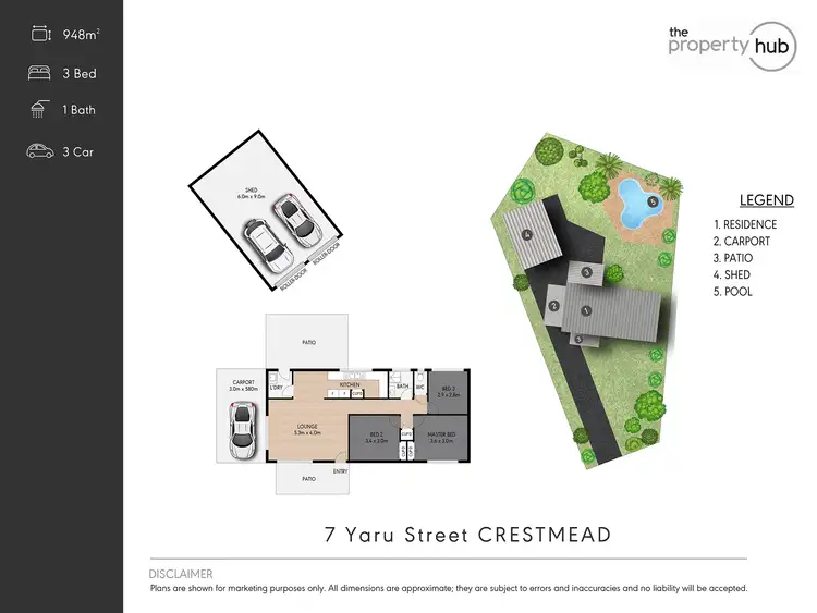 Floorplan of Homely house listing, 7 Yaru Street, Crestmead QLD 4132