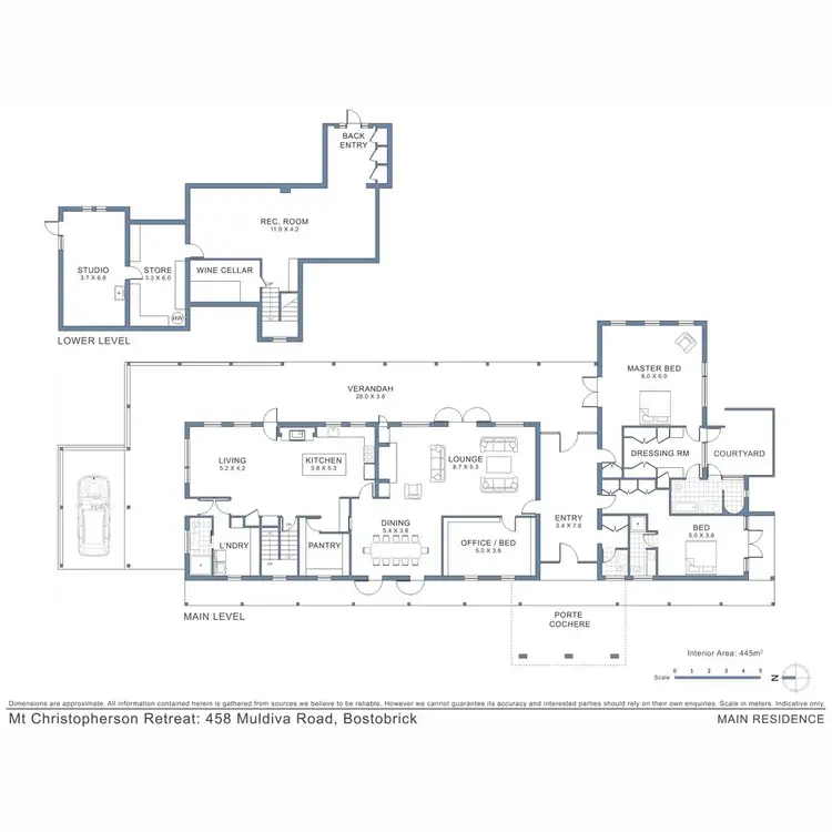 Floorplan of Homely rural property listing, 458 Muldiva Road, Bostobrick NSW 2453