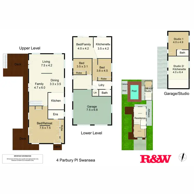 Floorplan of Homely house listing, 4 Parbury Place, Swansea NSW 2281