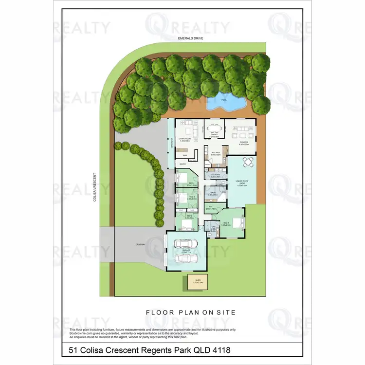 Floorplan of Homely house listing, 51 Colisa Crescent, Regents Park QLD 4118