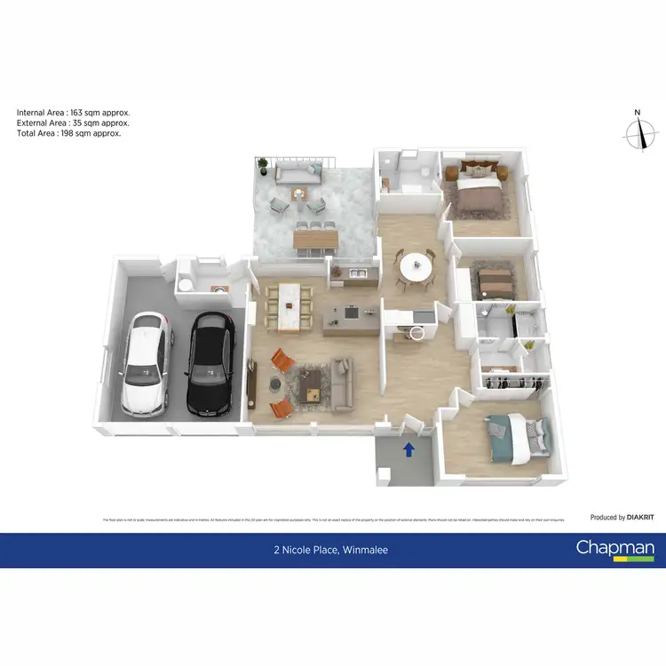 Floorplan of Homely house listing, 2 Nicole Place, Winmalee NSW 2777