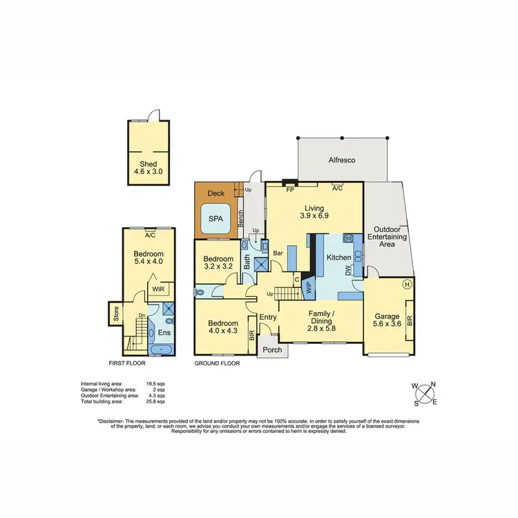 Floorplan of Homely house listing, 26 Besgrove Street, Rosebud VIC 3939