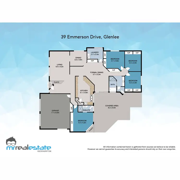 Floorplan of Homely house listing, 39 Emmerson Drive, Glenlee QLD 4711