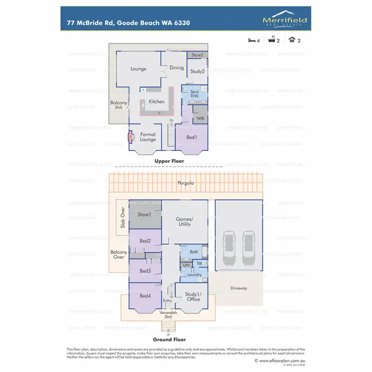 Floorplan of Homely house listing, 77 McBride Road, Goode Beach WA 6330