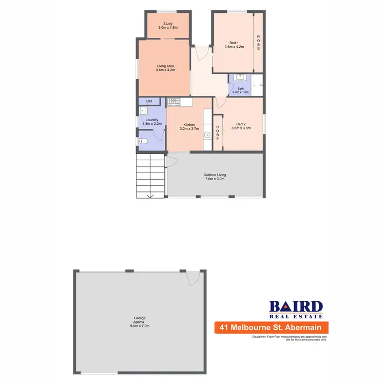Floorplan of Homely house listing, 41 Melbourne Street, Abermain NSW 2326