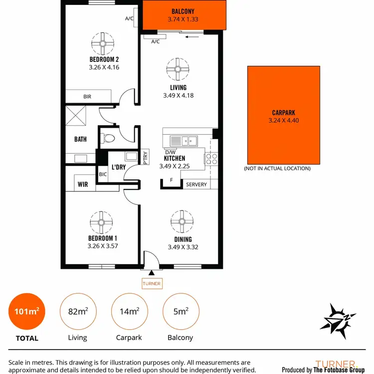 Floorplan of Homely apartment listing, 25c/18 Bewes Street, Adelaide SA 5000