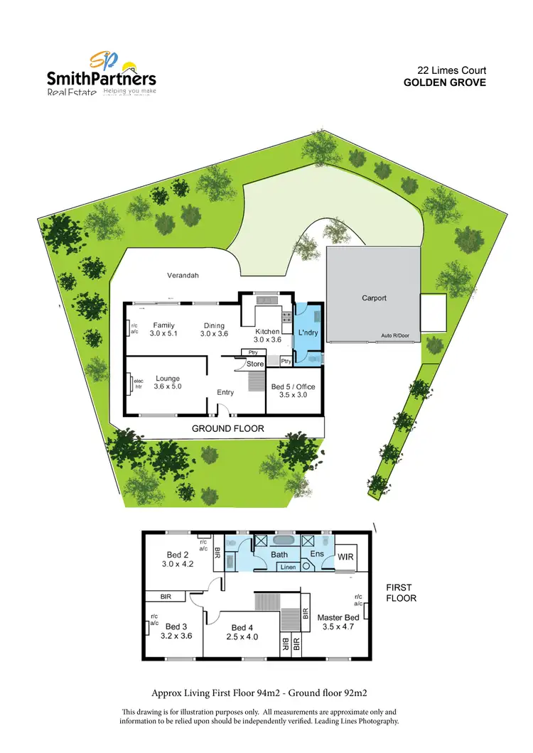 Floorplan of Homely house listing, 22 Limes Court, Golden Grove SA 5125