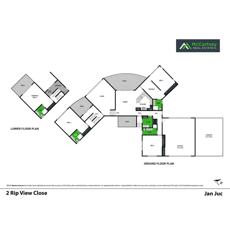 Floorplan of Homely house listing, 2 Rip View Close, Jan Juc VIC 3228
