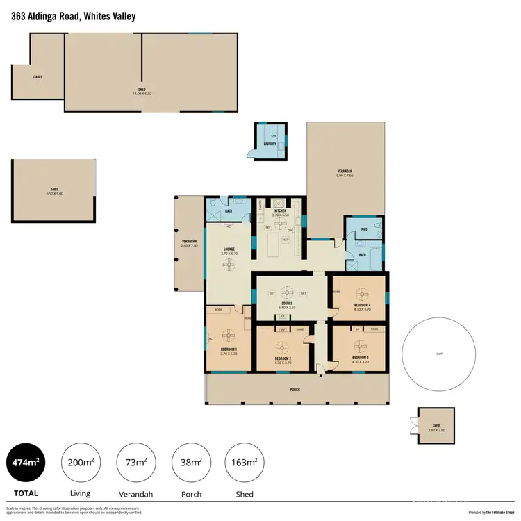 Floorplan of Homely rural property listing, 363 Aldinga Road, Whites Valley SA 5172