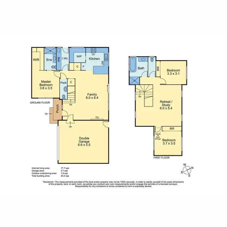 Floorplan of Homely house listing, 47A Bayview Road, Mornington VIC 3931