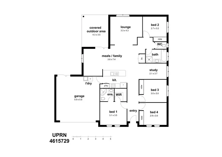 Floorplan of Homely house listing, Address available on request